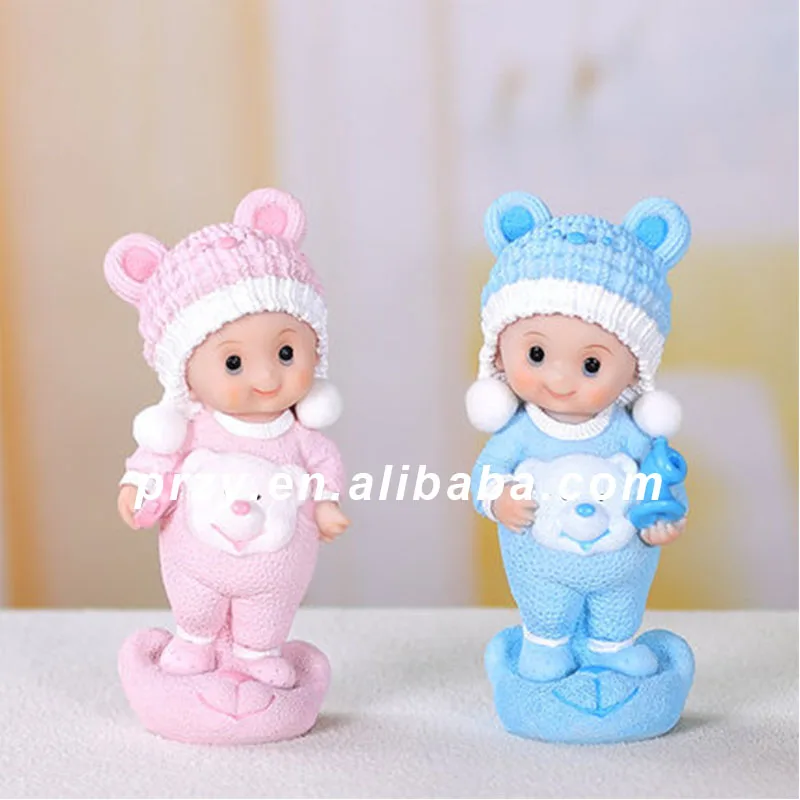 Przy Fondant силиконовая 3D форма милые детские куклы для украшения торта три размера