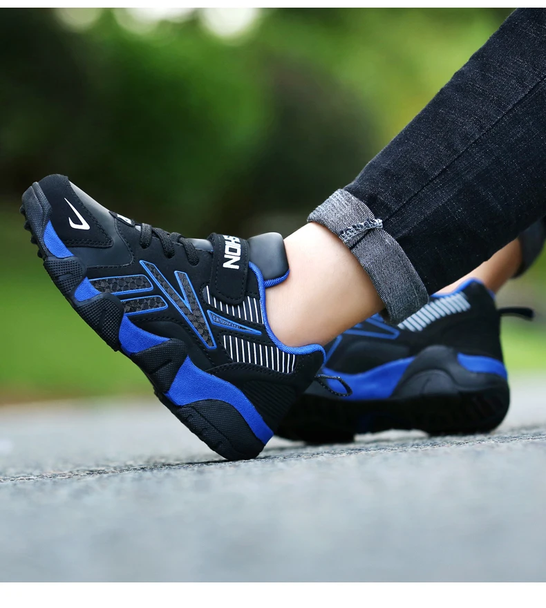 2020 Spring Autumn Boys Shoes Casual Sports Pu Leather Kids Sneaker Moccasins Solid Anti-slip Children Shoes for Boys