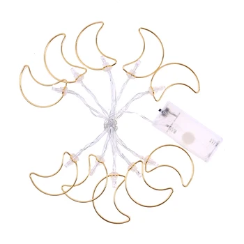 

SHGO-1.1M 10 Led Moon String Lights Led Fairy Lights Christmas Wedding Decoration Lights Battery Operated Twinkle Lights