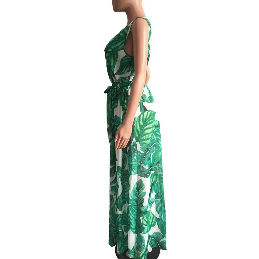 Богемский стиль, S-XL, лето, Новое поступление, сборная Талия, цветочный принт, женское шифоновое длинное платье W0619