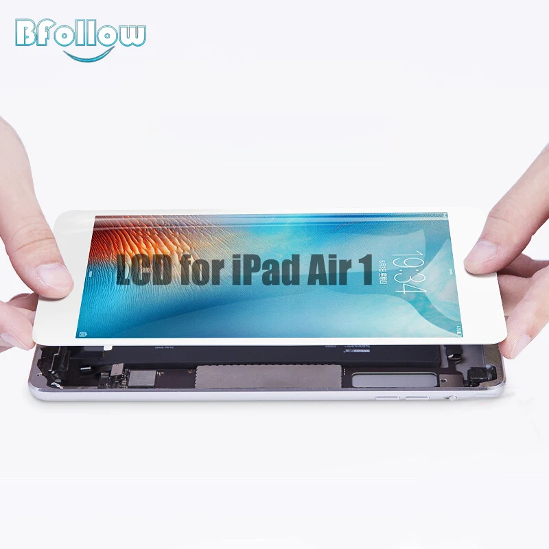 

BFOLLOW LCD Display for iPad Air 1 Original AAA Screen Digitize Assembly Replacement iPad 5 A1474 A1475 A1476