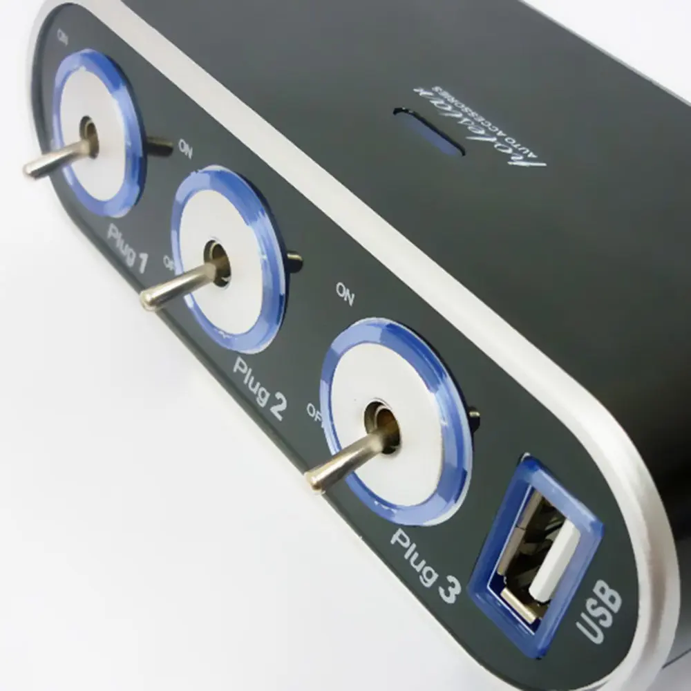 Wf-861 автомобильного прикуривателя с независимым переключателем и USB Порты и разъёмы