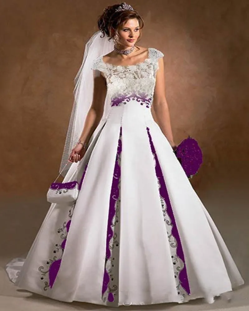 Purple And White Wedding Dresses Plus Size Purple And White Wedding Dresses Plus Size