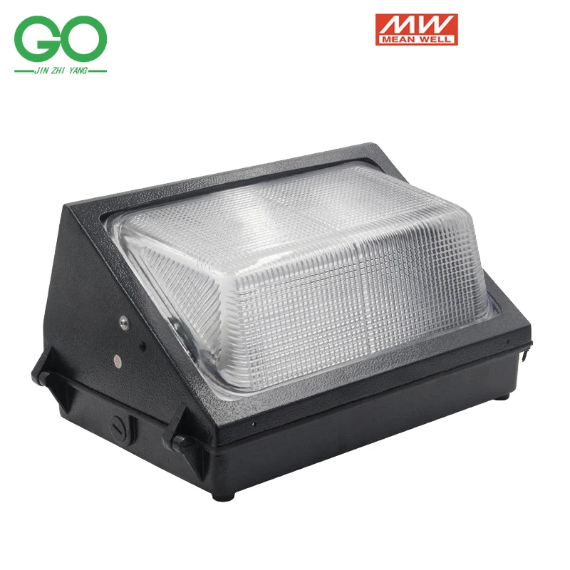 

LED Wall Pack Light 80W Outdoor Wall Mounted Industrial Lights Meanwell UL ETL SAA CE Equal 600W traditional wallpack lamp
