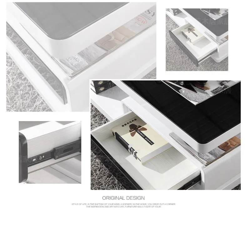 Мебель для дома, гостиной, журнальный столик, минималистичный современный стиль, деревянный прямоугольный стол mesas, basse de salon, белый sehpalar tablo
