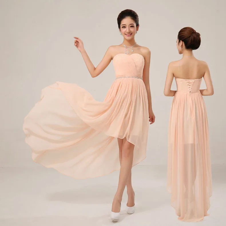 Модест Романтический Реальный образец нарядное платье платья высокая низкая длинная спина Короткие платья новая мода 2018 элегантность