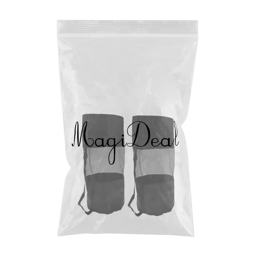 2Pcs Lightweight Scuba Dive Gear Diving Snorkelling Camp Canoe Kayak Bag Mesh Sling Travel Bag Large Black Mesh Drawsting Bag