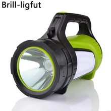 Супер Яркий USB Перезаряжаемый светодиодный фонарик Фонари фонарик Водонепроницаемый 10 режимов Многофункциональный Портативный светодиодный прожектор