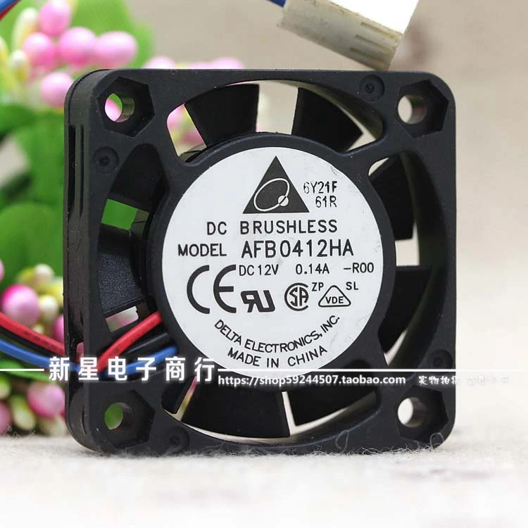 

Delta Electronics AFB0412HA Server - Square Fan 12V 0.14A 4CM 4010 40*40*10MM