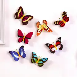 Цветной СВЕТОДИОДНЫЙ ночник с бабочкой красивые настенные ночники цвет случайный для дома спальни декоративные