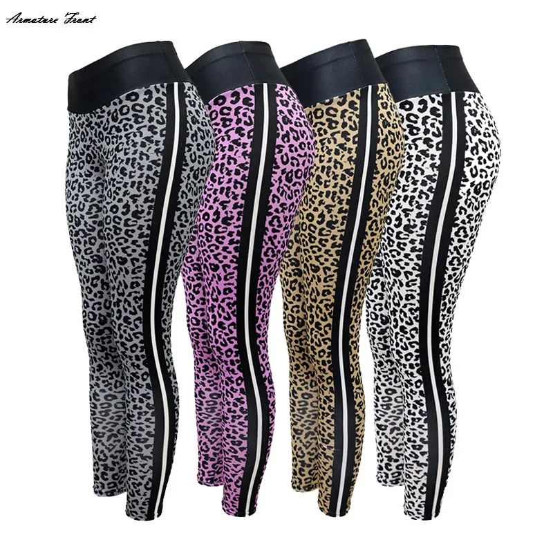 

Leisure Women Sexy Pants Printing Leopard Sweatpants High elasticity Breathable Slim fit Fashion Streetwear 2019 Joggers women