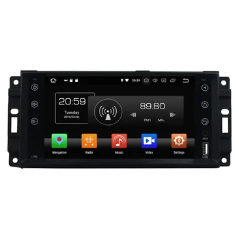 

4GB+32GB Octa Core Android 8.0 Car Radio DVD GPS Player for Jeep Grand Cherokee Compass Wrangler Journey Chrysler Sebring 300C