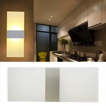 

6W LED Induction Wall Mounted Lamp Indoor Lights Sconce Illumination Fittings For Corridor Bedroom