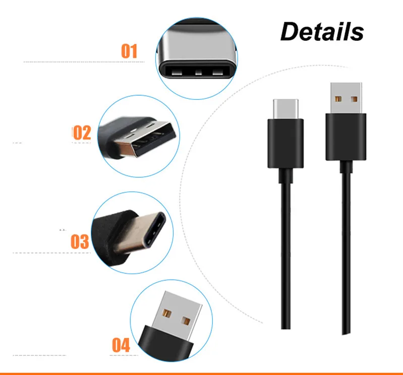 xiaomi usb type C кабель USB-C кабель провод для быстрой зарядки для xiaomi mi x 3 2s 2 max 3 2 black shark pocophone f1 F2 A3