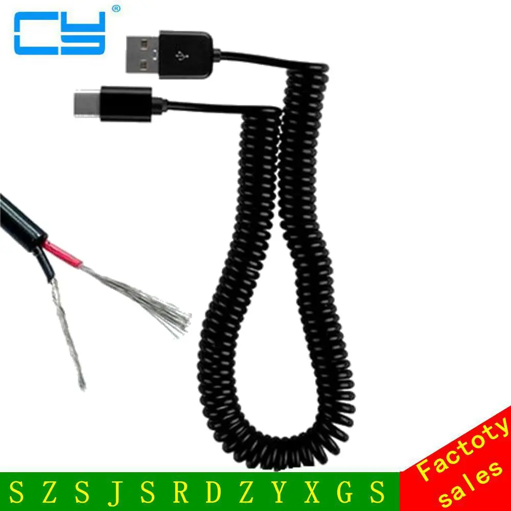 Кабель USB 3 1 Type C растягивающийся кабель для зарядки Nokia N1 OnePlus 2 ZUK Z1 Xiaomi 4C MX5 Pro Nexus 5X