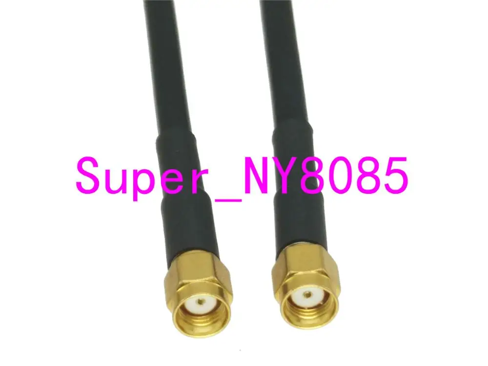 

RG58 Cable RP-SMA Male Jack to RP-SMA Male Jack Straight 4inch~20M