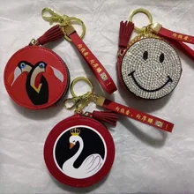 

Fashion Designer Female Personality Cartoon Coin Purse Cute Schoolgirl Mini Coin Bag Zipper Wallet Bag Accessories