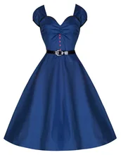 2016 Vintage Blue Sweetheart Cap Sleeves Ball Gown Women font b Dress b font With Sash