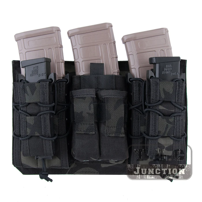 

Emerson LBX-4020G Assaulter Panel MOLLE Plate Carrier Front Pack EmersonGear Tactical Pack Attacker Panel w/ Mag Pouch For Vest