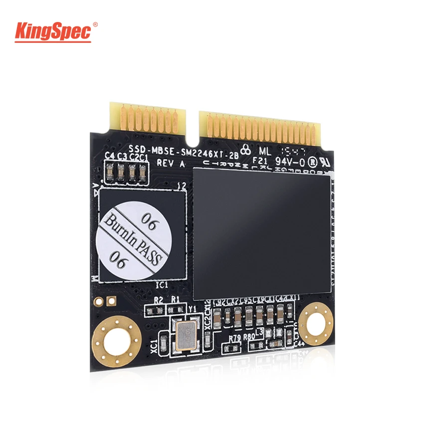 KingSpec SSD 512GB Halb mSATA SSD 500GB Interne Festplatte PCI-e mini mSATA HDD Solide Festplatte f