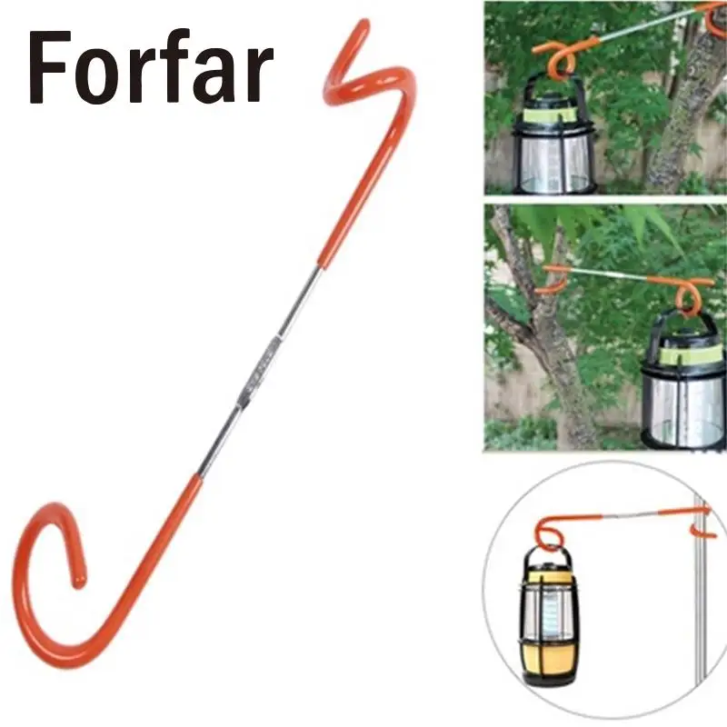 Forfar 2way Lantern Light Lamp Hanger Tent Anti Slip Pole