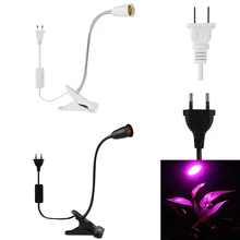 AKDSteel US/EU 2 цвета E27 Гибкая лампа Socket шеи переходник светодиодный фонарь, адаптер конвертер