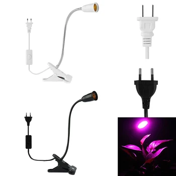 

AKDSteel US/EU 2 Colors E27 Flexible Lamp Socket Neck Extension Base LED Light Adapter Converter