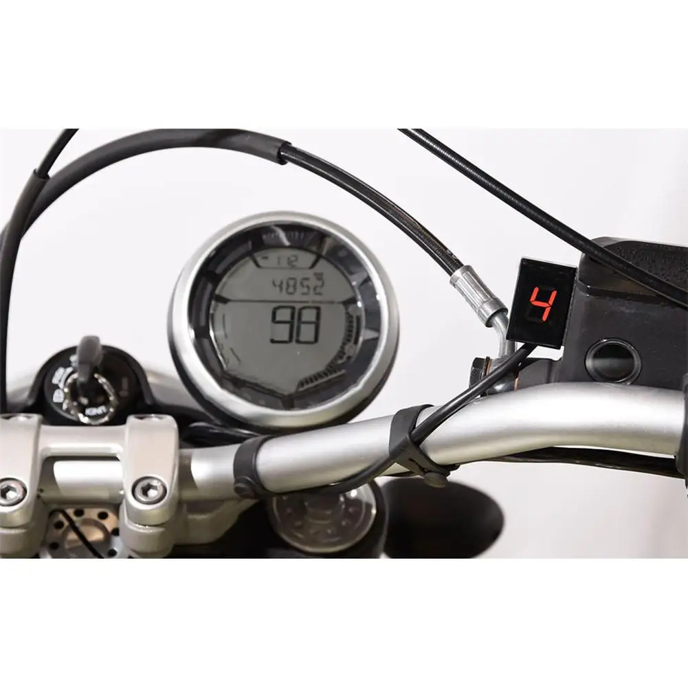 Для Honda серии мотоцикл светодиодный ЭБУ разъем крепление скорости шестерни Цифровой Индикатор дисплея 3 цвета