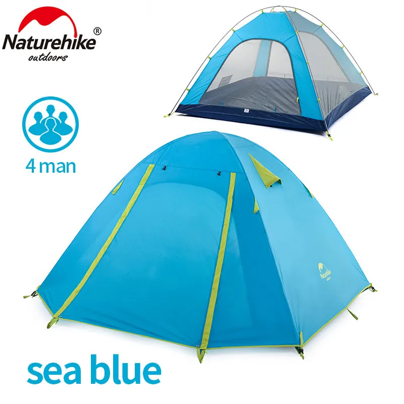 Палатка Naturehike P Series для кемпинга на 4 человек зимняя туристическая Ультралегкая