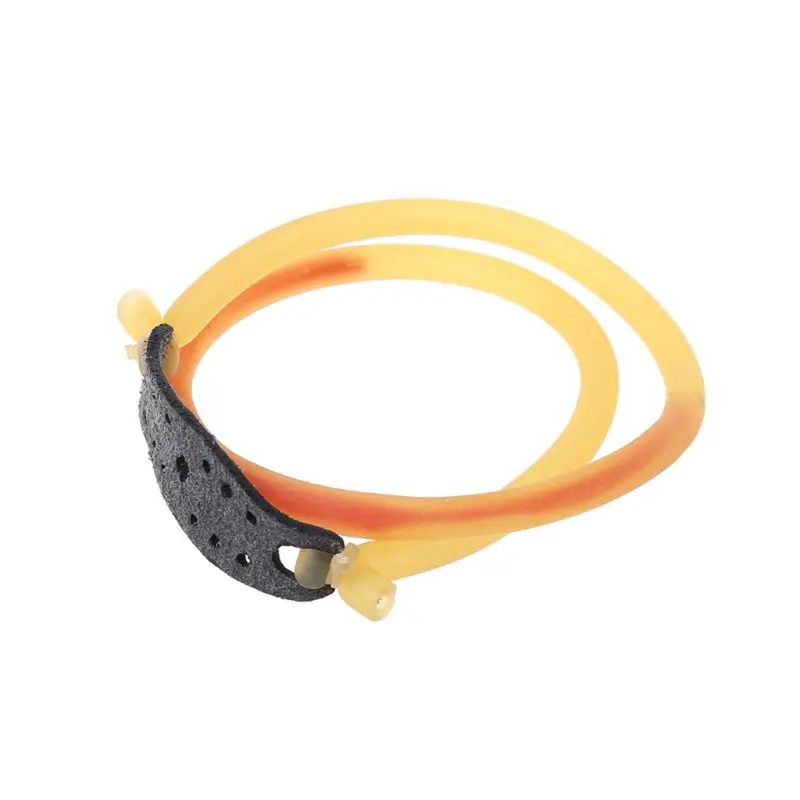

Slingshot Band Group Round Hunting Outdoor Elastic Powerful Leather Pocket No Slingshot Catapult Simple 360 Latex Rubber Bands