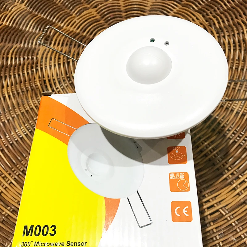 New Microwave Motion Sensor Switch Doppler Rader wireless model for lighting 220v 360 degree 5.8GHZ CM090 HH (4)