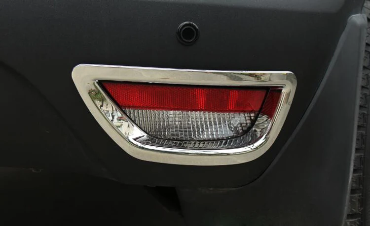 Корпус автомобиля ABS Хромированная накладка задняя лампа заднего противотуманного фонаря рамка палка часть 2 шт для Renault Captur