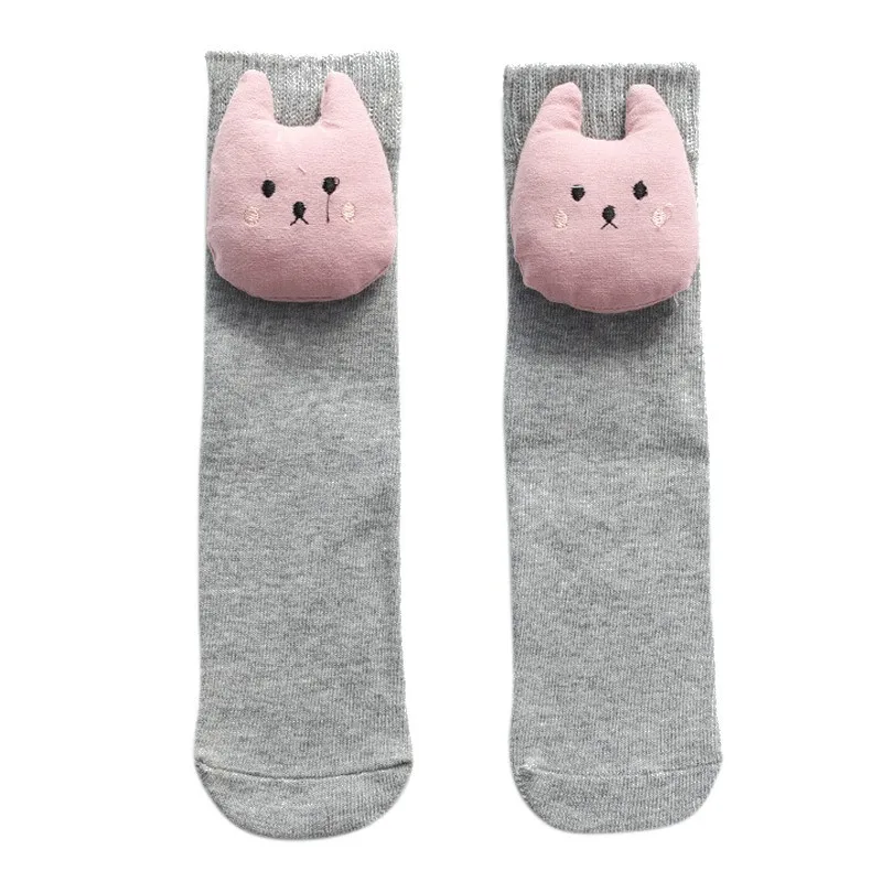 Baby Girl Cute Cute Cartoon Socks Tights Candy Color Cotton Long Socks Party Infant Children Soft Crib Leg Warmer Pads