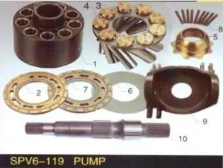 Замена запасных частей для гидравлического насоса SAUER SPV6-119