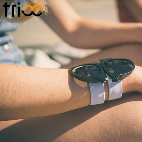 

TRIOO Foldable Pocket Polarized Sunglasses Driving Colroful Shades Unisex Style Fun Party Colorful Portable Wrist Sun Glasses