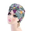 New Women Turban African Pattern Knot Headwrap Fashion Warm Bandana Hats Ladies Chemo Cap Bandanas Hair Accessories ► Photo 2/6