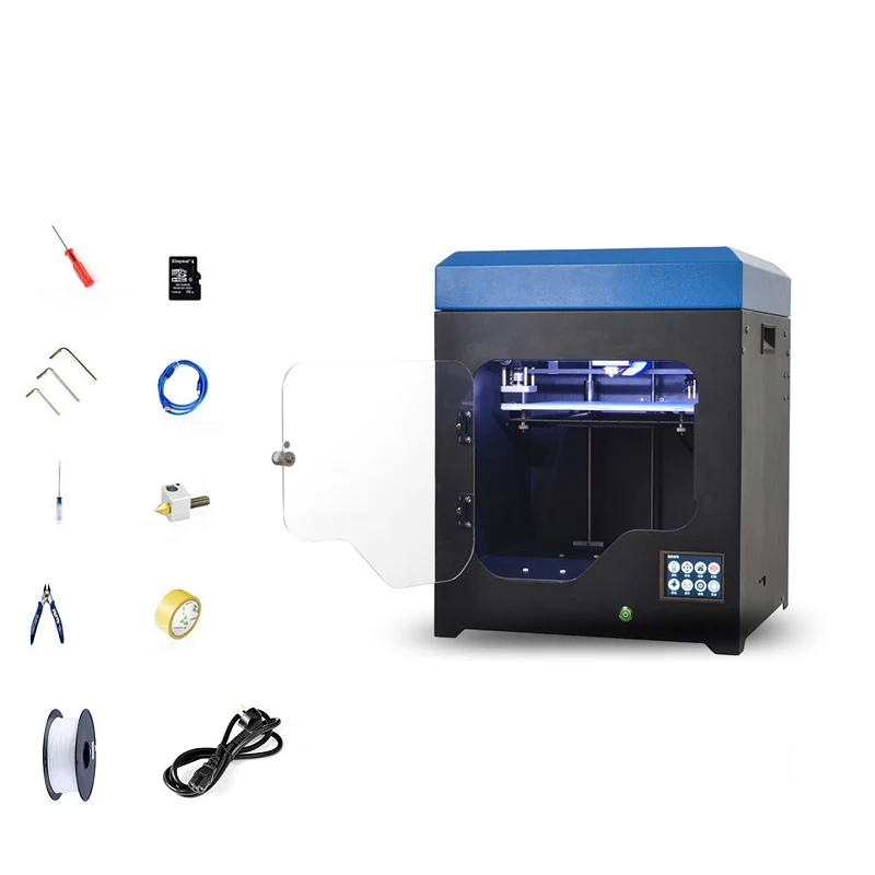 

3d-Printer Drucker Imprimante 3 D Stampante Three Dimensional Stampanti Dakun Dual Nozzle Education 2 Color Xyz 3d Printer