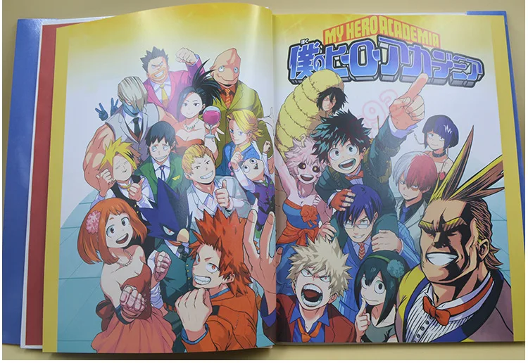 Аниме Boku No My Hero Academy Art Book Deku Shoto Bakugou Fanart каталог брошюр иллюстрации артбук альбом фотографии подарок