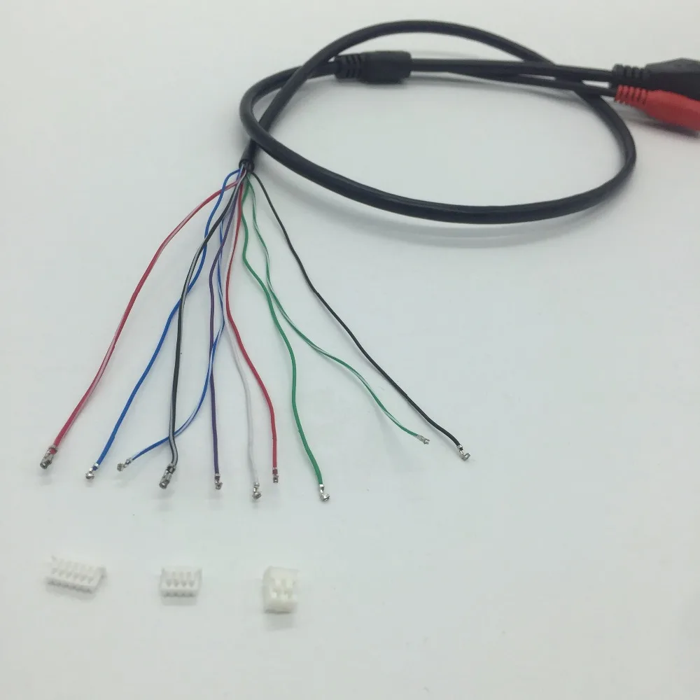 CCTV IP Сетевая камера PCB модуль видео кабель питания RJ45 Женский и DC Мужской