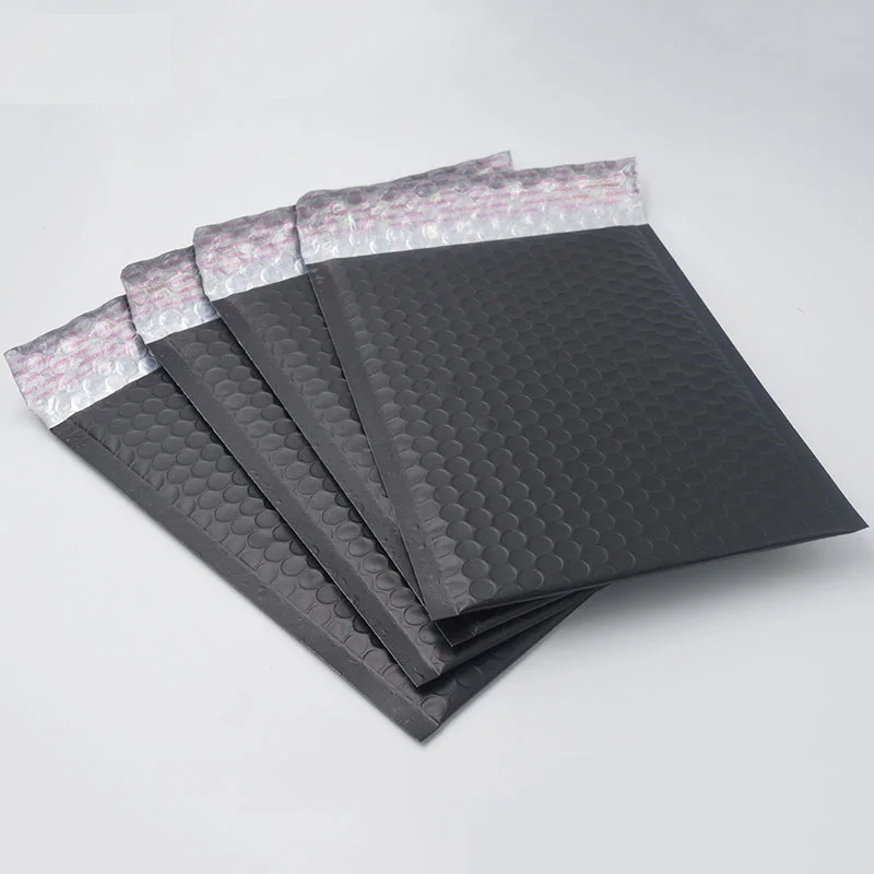 color negro mate color matte black 11x14 5cm 50 sobres acolchados de aluminio con burbujas 