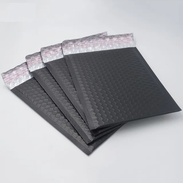 10pcs Lot New Arrival Matte Black Foil Bubble Mailers Metal Plastic 10pcs Lot New Arrival Matte Black Foil Bubble Mailers Metal Plastic Padded Envelope Shipping Bags