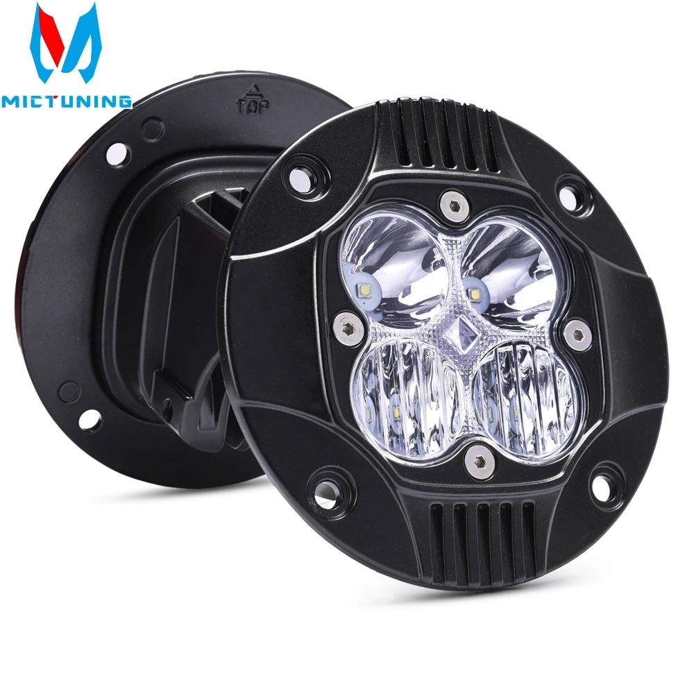 

2pcs 5" 50W LED Work Light Bar Combo Driving Fog Lamp Super Bright 3000LM LED Work Light for Truck Car ATV SUV ATV Jeep Boat