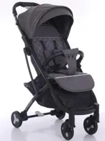 Детская коляска многофункциональная ТРОЛЛЕР портативная коляска Тяжелая Складная 4 сезона четыре колеса Pam для новорожденных - Цвет: Серый