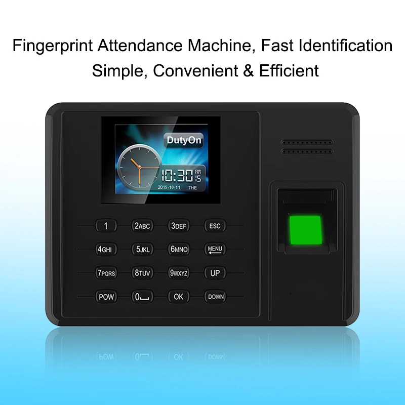 OULET Biometric Attendance System Fingerprint TCPIP USB Time Clock Employee Reader Machine font b Electronic b