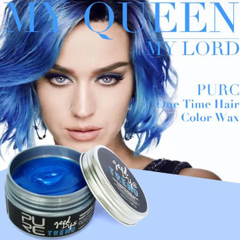 

PURC one-time seven-color hair cream hair dye color to dye your hair dye batik carnival make up for the crazy party