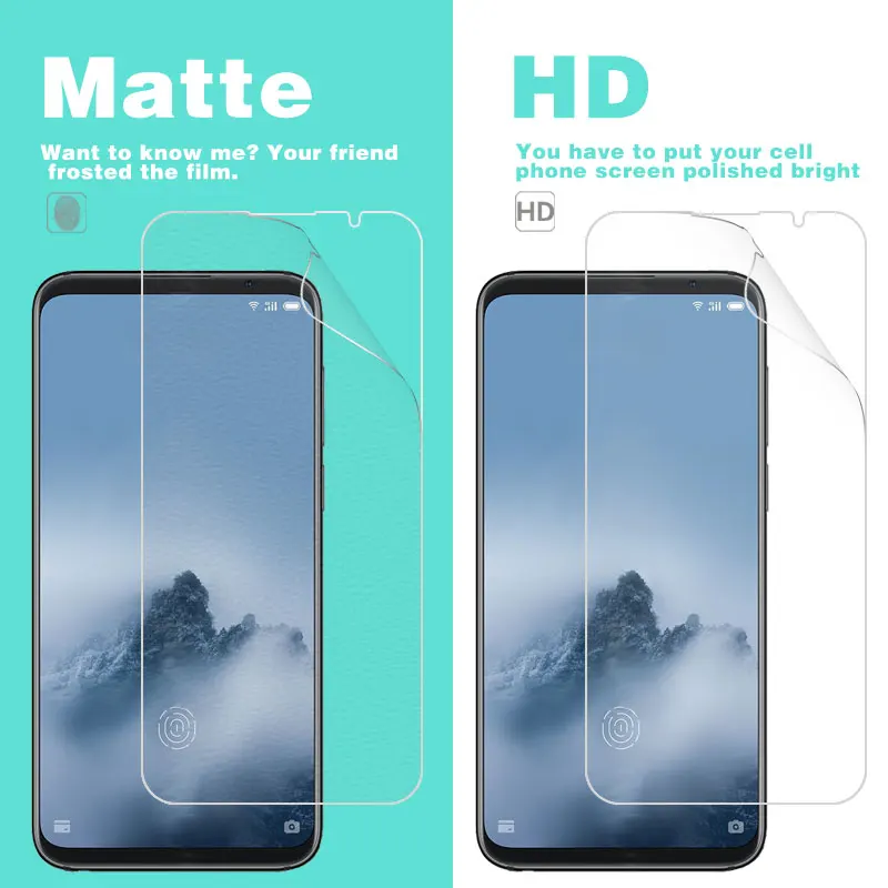 LCD HD прозрачный глянцевый чехол для Meizu 16 6 in M882Q матовая пленка с антибликовым