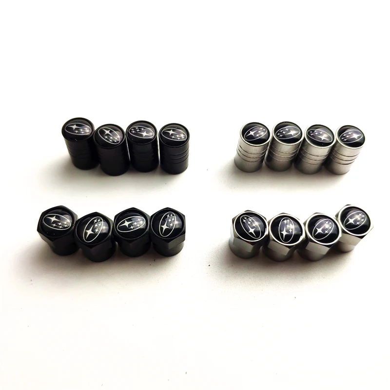 

Car Styling Car Wheel Tire Stem Covers Valve Caps Case For SUBARU LEGACY Forester Outback Impreza Accessories Automobiles