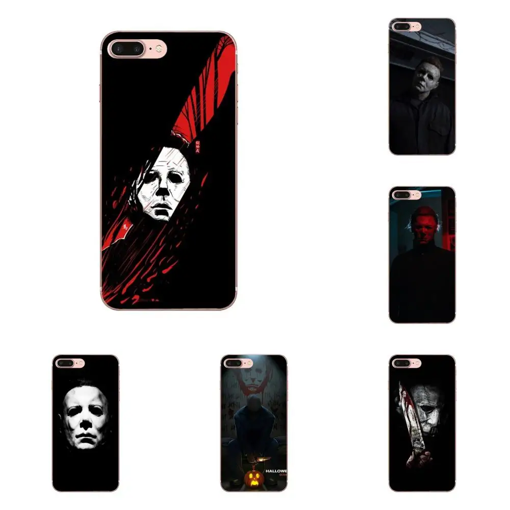 

Soft TPU Cell Phone Cases For Xiaomi Redmi Note 2 3 3S 4 4A 4X 5 5A 6 6A Pro Plus Halloween Michael Myers