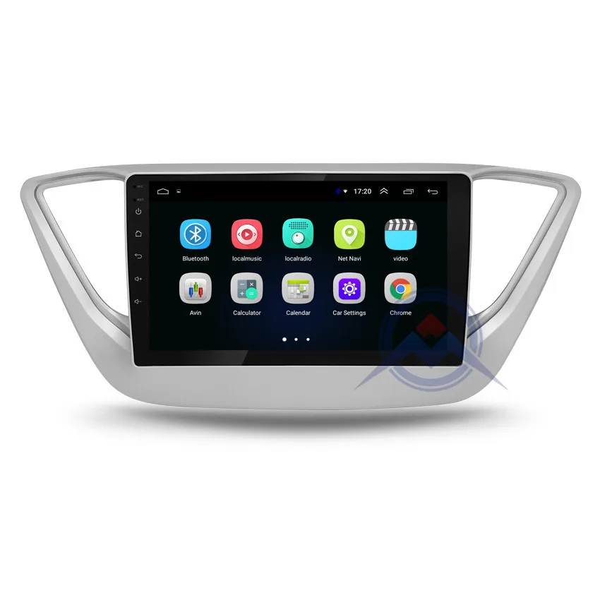 ZOHANAVI 2.5D ips экран Мультимедиа Android 9,0 Автомагнитола для hyundai solaris accent verna DVD gps навигация