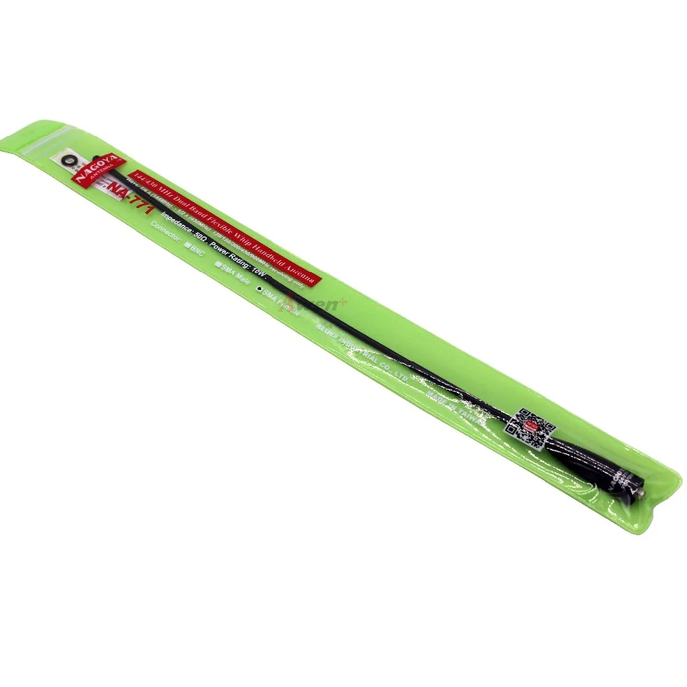 100% оригинал nagoo NA 771 двухсторонняя антенна SMA Female для Kenwood BaoFeng UV 5R 82 Retevis H777